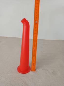 Preview: Düse für Beutel groß gewinkelt rot