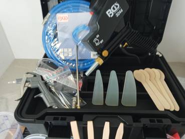 Preview: Set A. Profi Komplettset besandete Fugen im Koffer