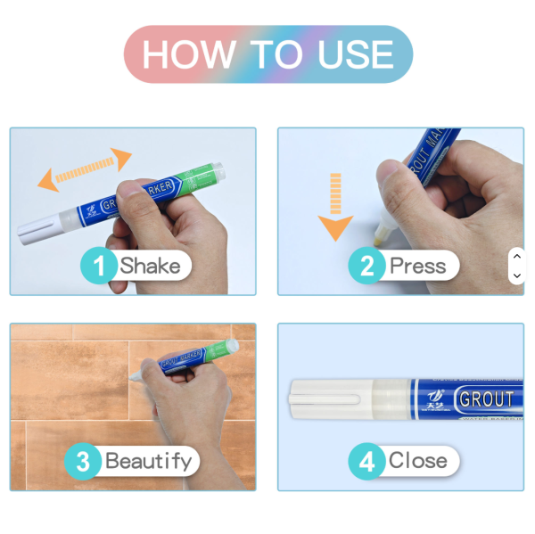 Fugenstift Farbton alt-weiß