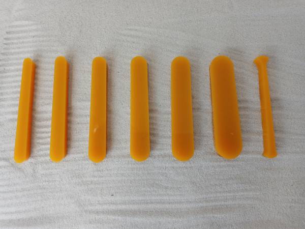 NR1 Profi Abzieher 10mm Standart 6-teilig + Fenster Bandseite