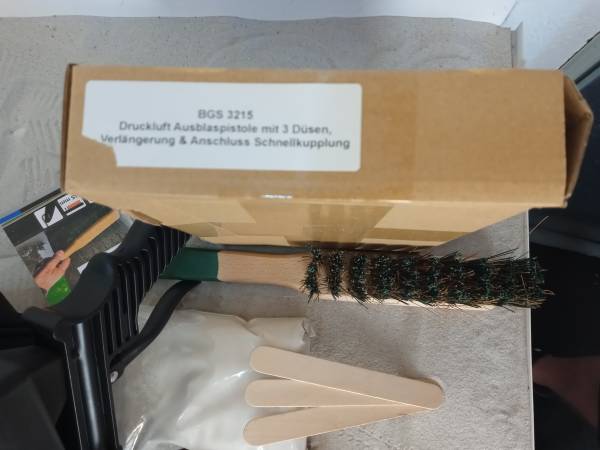 Set C. Komplettset besandete Fugen in Werkzeugtasche