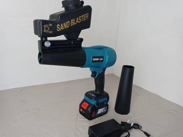 Akku- Sandstrahlpistole Sandblaster